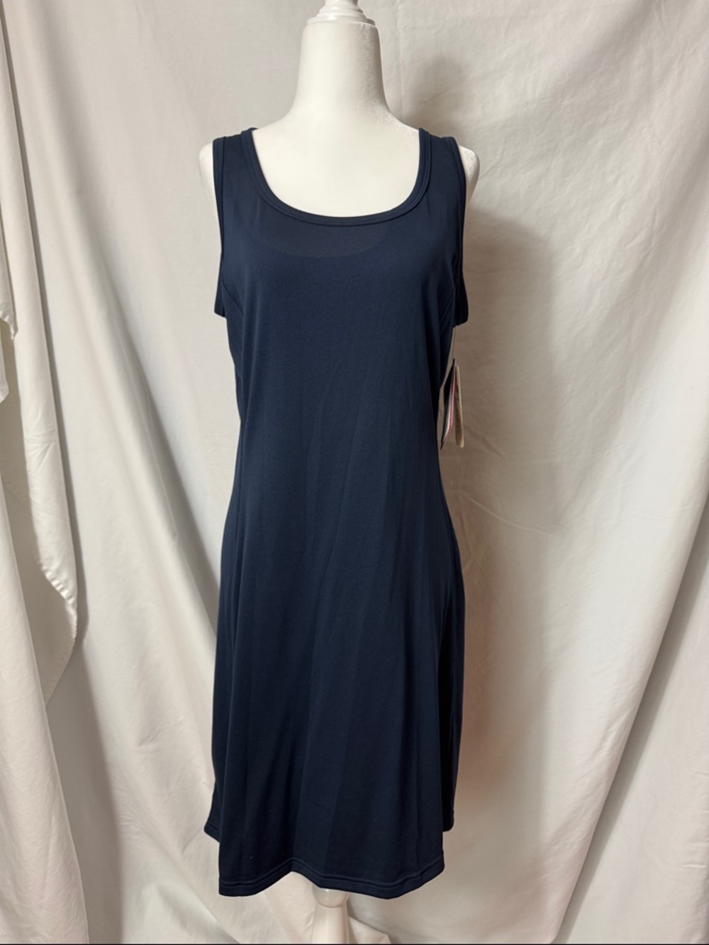 Helly Hansen Navy Scoop Neck Sleeveless Active Dress